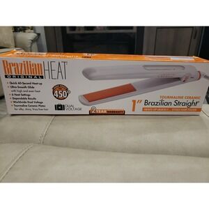 Brazilian Heat BBH3001 - Tourmaline Ceramic - 1" Brazilian Straight